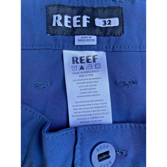 Reef Men's Medford Hyper Flex Lightweight Button Zip Walk Board Shorts- Size 32- - Picture 6 of 14